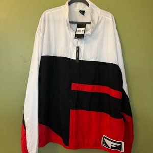 Nike Flight Series Windbreaker Pullover 1/4 Zip Men's S White/Red/Black (NWT)
